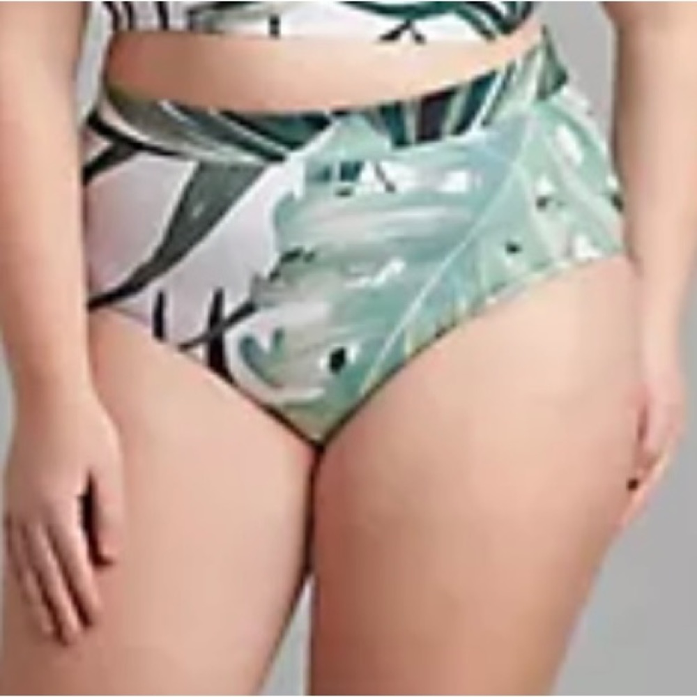 Lane Bryant Mid Waist Swim Brief 18